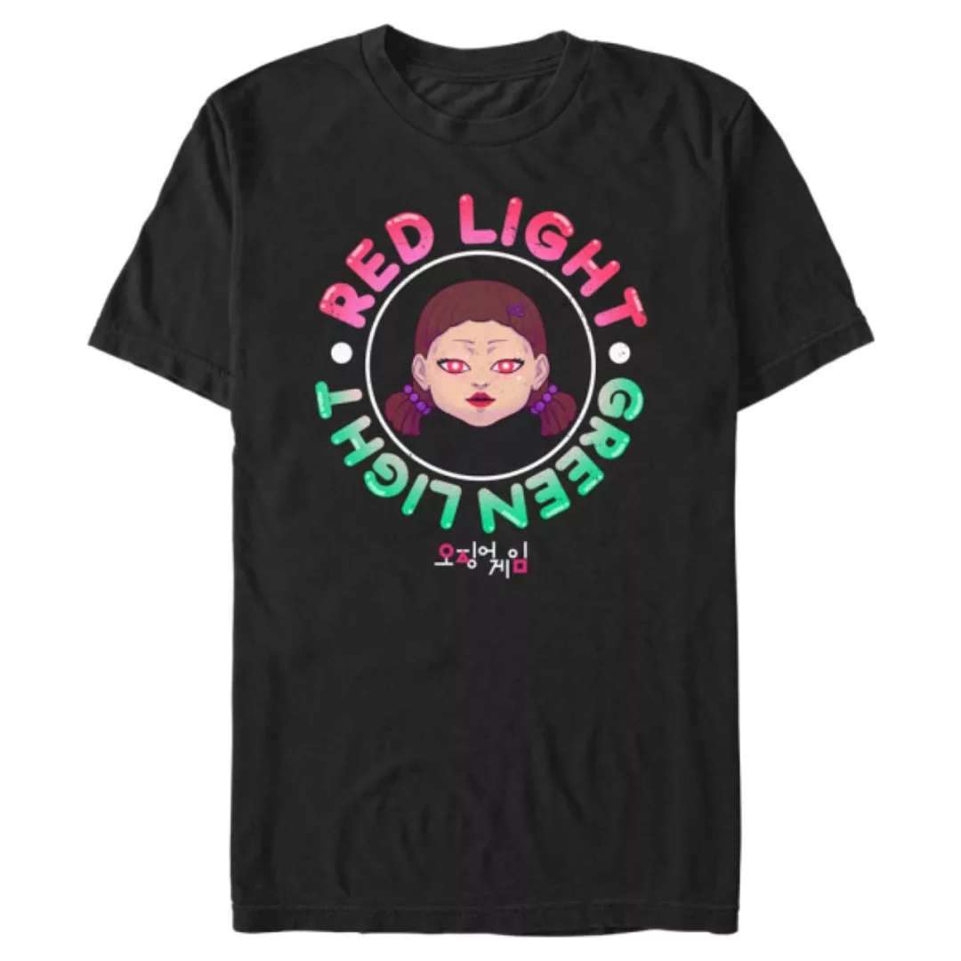 Netflix - Squid Game - Logo RedGreen Stamp - Männer T-Shirt günstig online kaufen