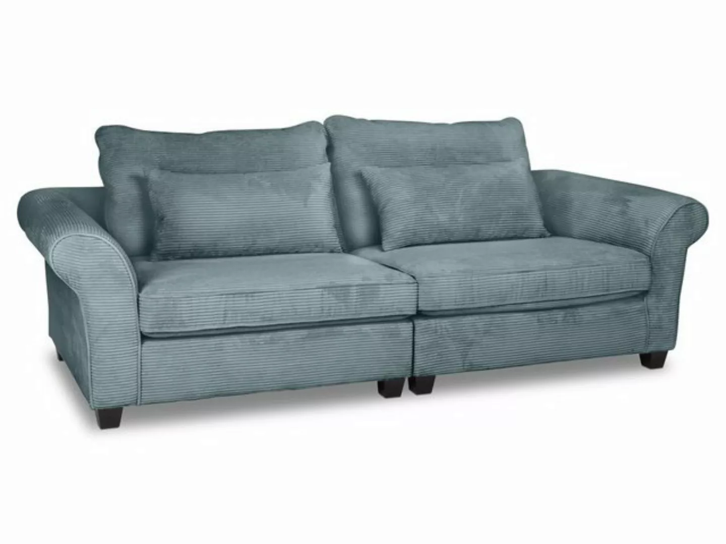 SANSIBAR Living Sofa Megasofa SANSIBAR SANDE BHT 264x70x111 cm türkis Bigso günstig online kaufen