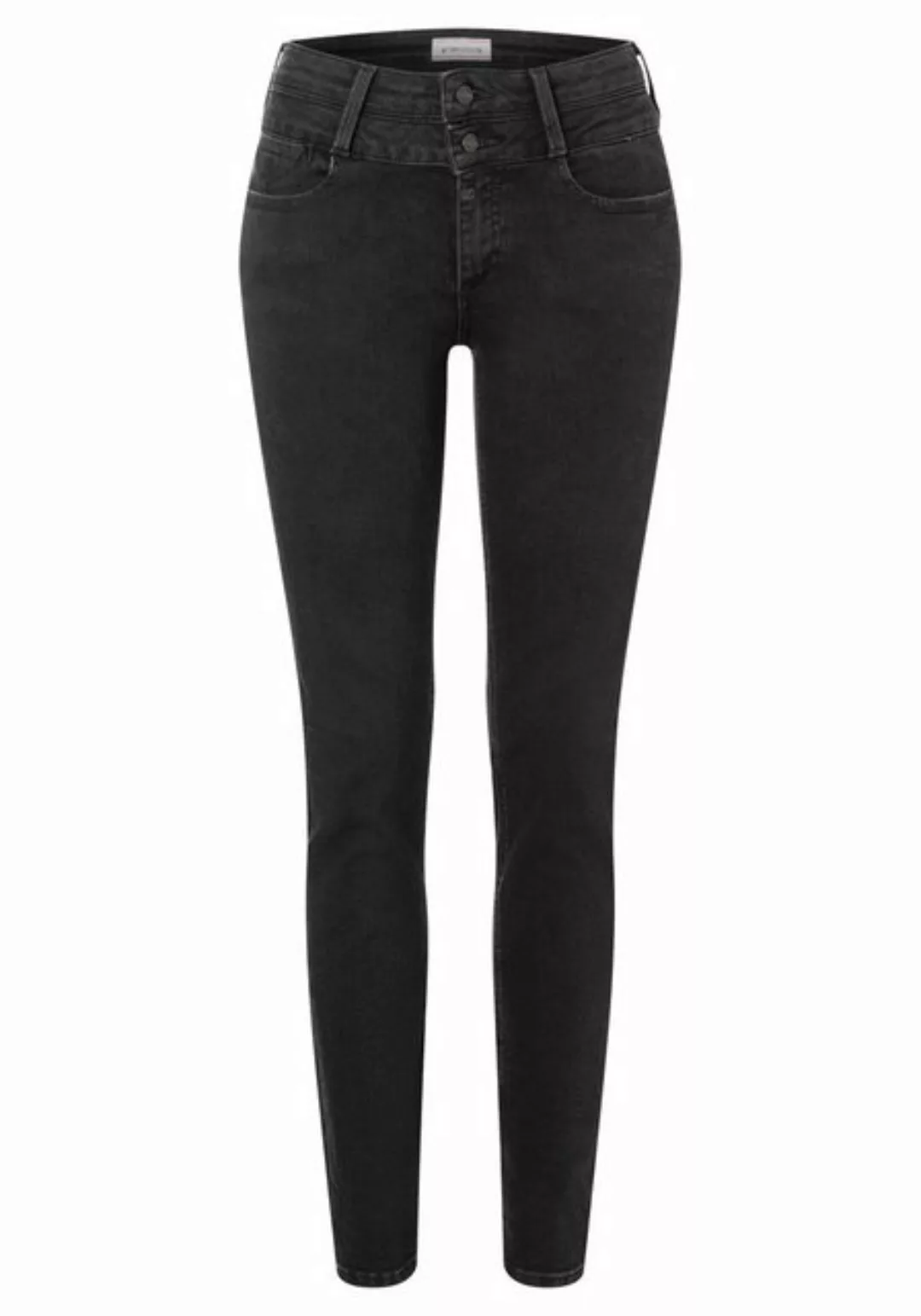 TIMEZONE Damen Jeans SLIM ENAYTZ - Slim Fit - Schwarz - Verry Black Wash günstig online kaufen