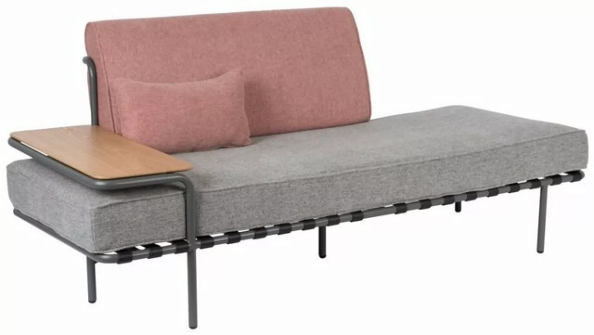 Zuiver 2-Sitzer Sofa Tagesbett STAR in Pink/Grau günstig online kaufen