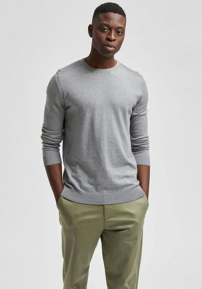 SELECTED HOMME Strickpullover SLHBERG CREW NECK NOOS günstig online kaufen