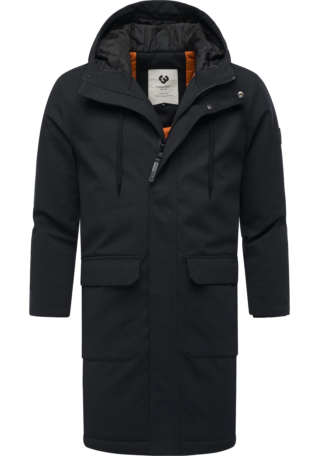 Ragwear Wintermantel "Mr Them Long", lange wasserdichte Herren Winterjacke günstig online kaufen