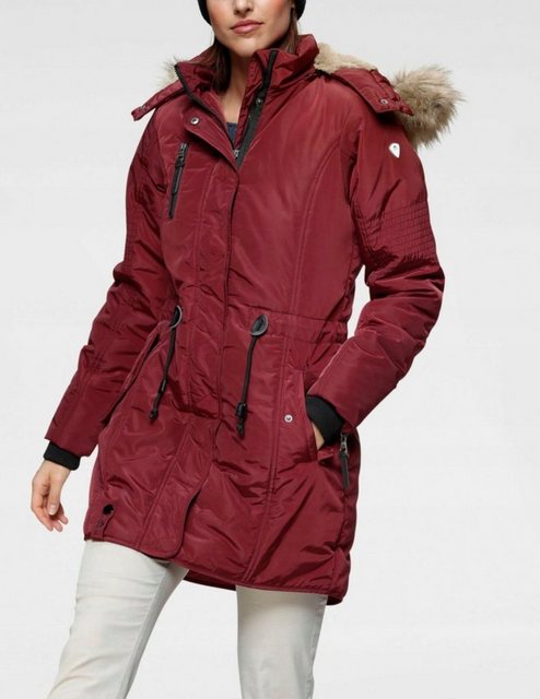 Keskin Collection Parka Damen Winter Mantel Kunstfell Kapuze warm Kunstfell günstig online kaufen