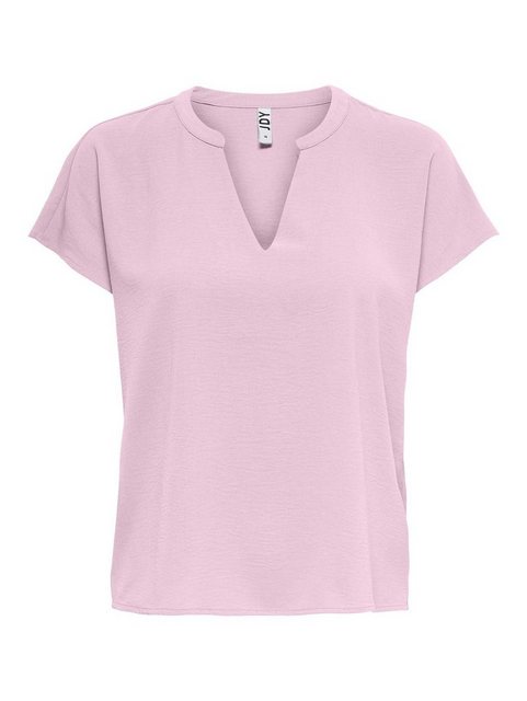 JACQUELINE de YONG Blusenshirt Einfarbige Kurzarm Bluse V-Ausschnitt Blusen günstig online kaufen