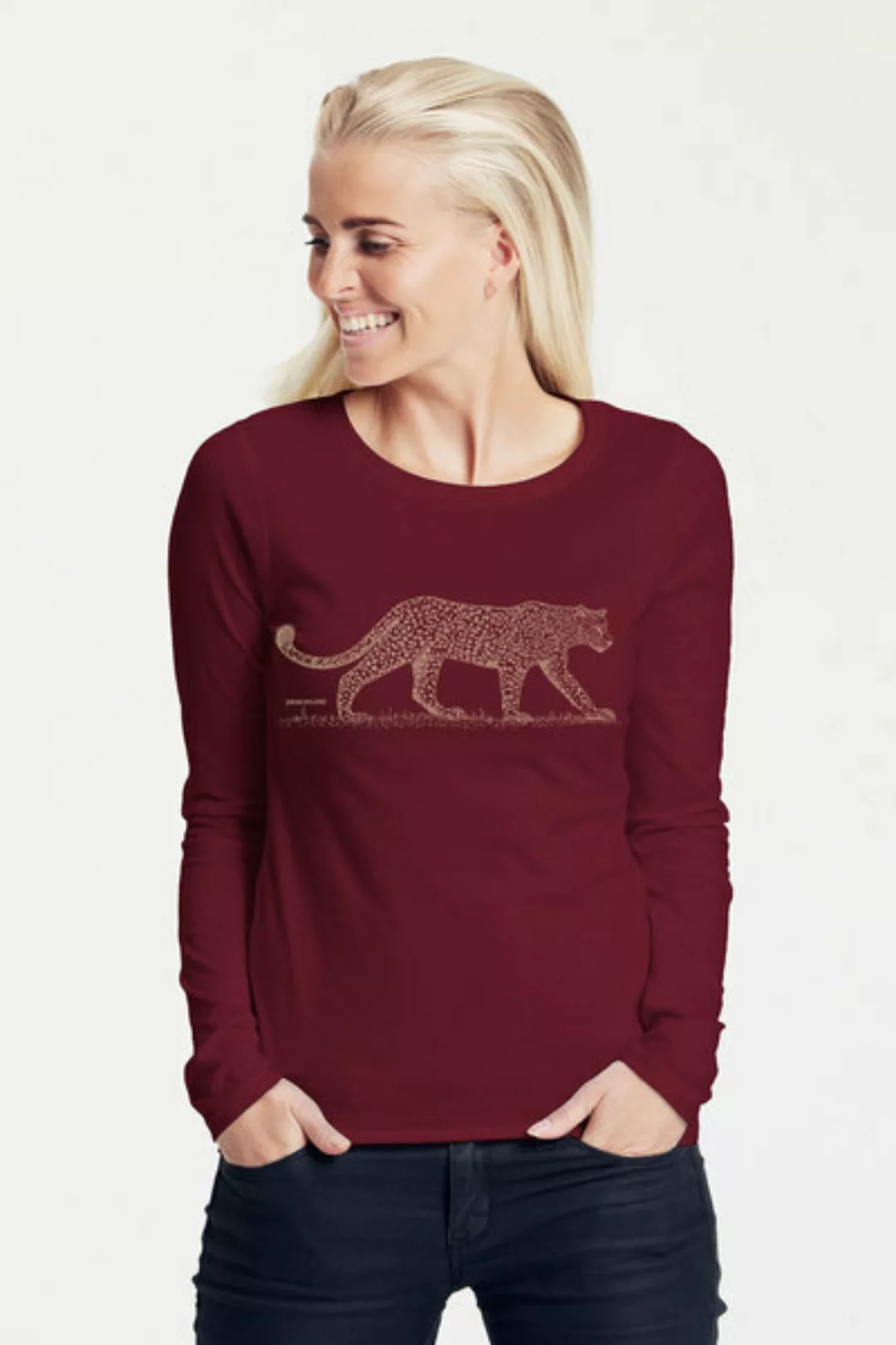 Bio-damen-langarmshirt Leopard günstig online kaufen