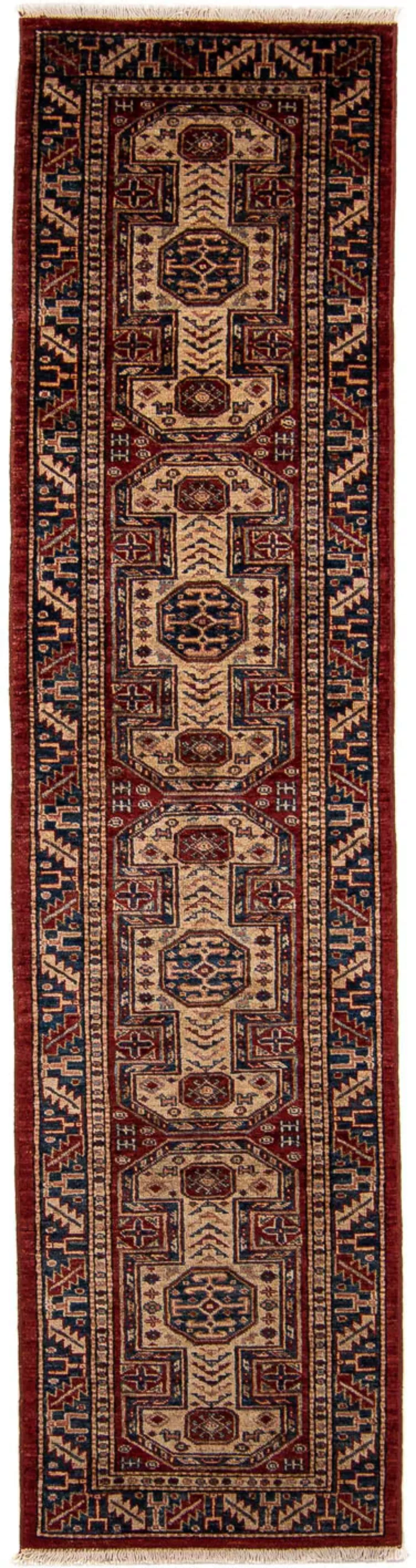 morgenland Orientteppich »Ziegler - Kazak - 281 x 62 cm - dunkelrot«, recht günstig online kaufen