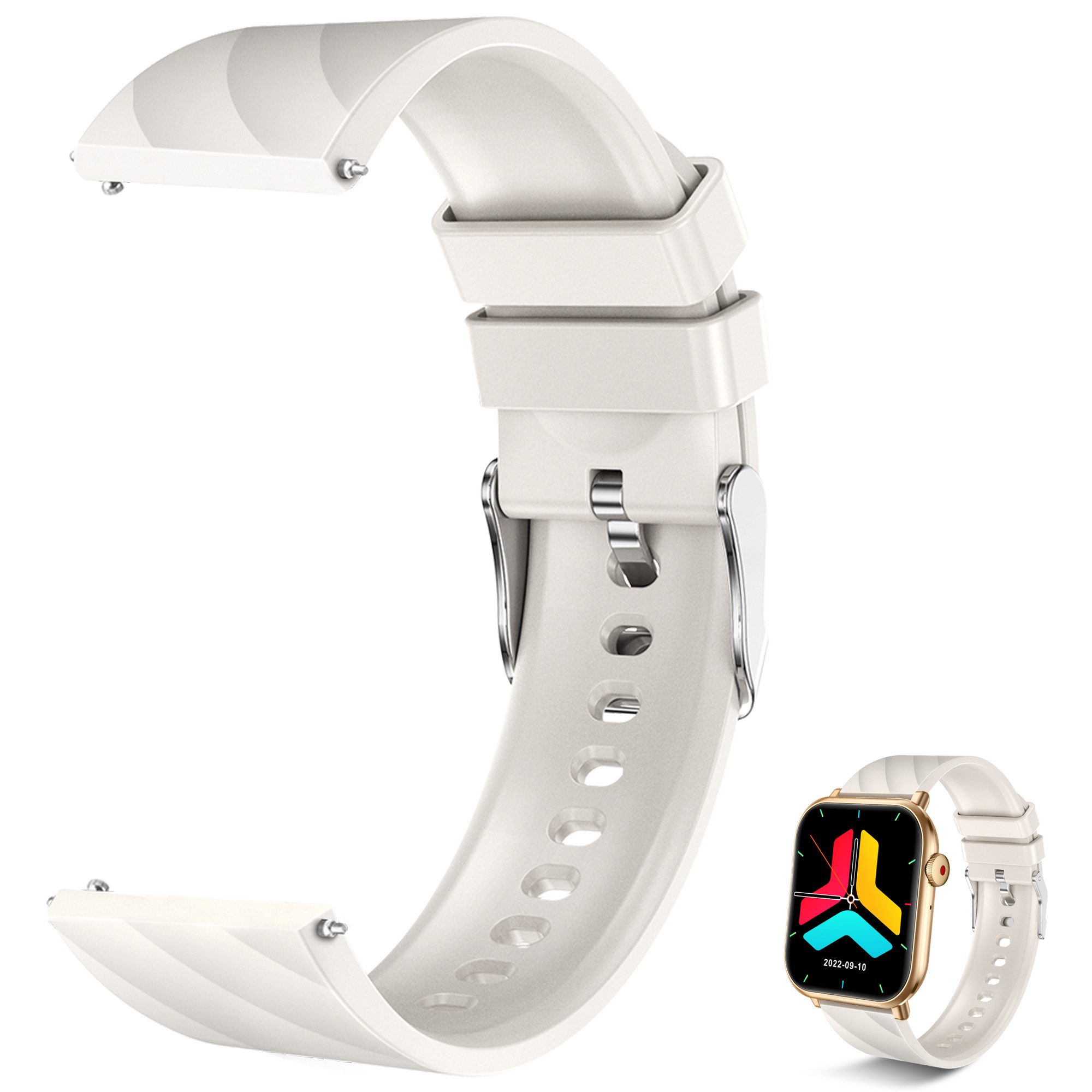 BRAIDOL Armband Smartwatch-Armband 22mm Uhrenarmband für günstig online kaufen