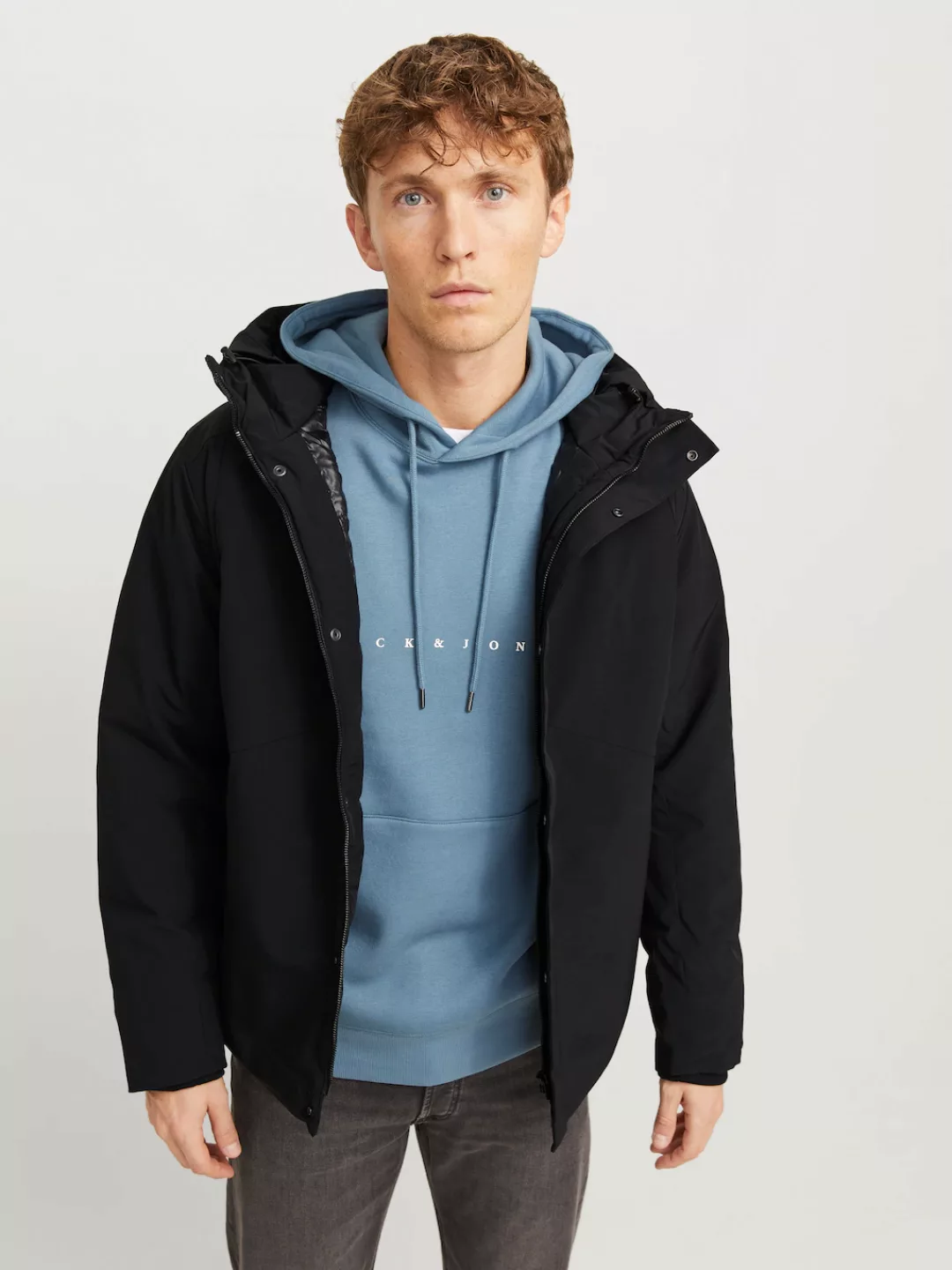 Jack & Jones Kurzjacke "JJEKEEN JACKET SN", mit Kapuze günstig online kaufen