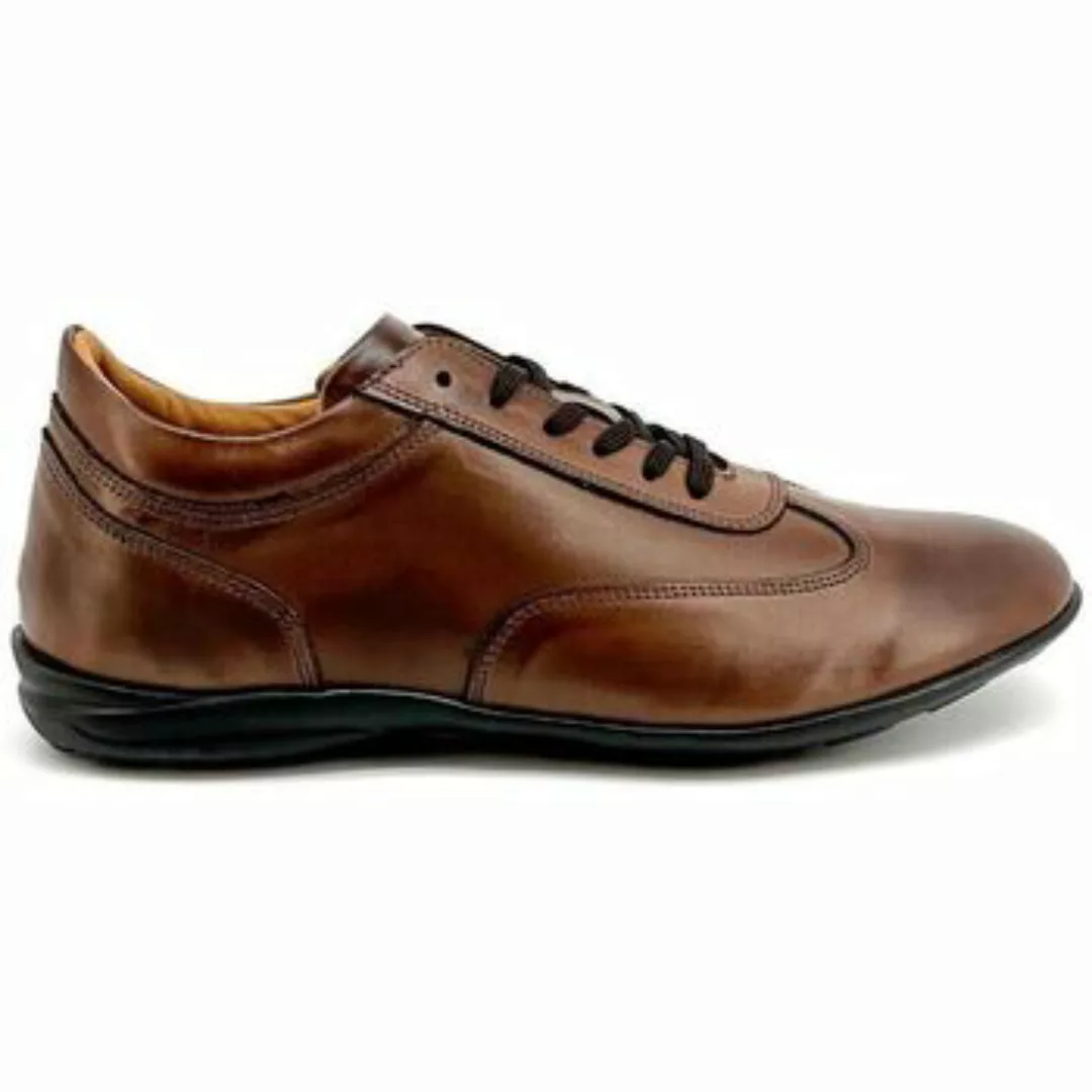 Duca Di Morrone  Sneaker Raul - Leather Brown günstig online kaufen