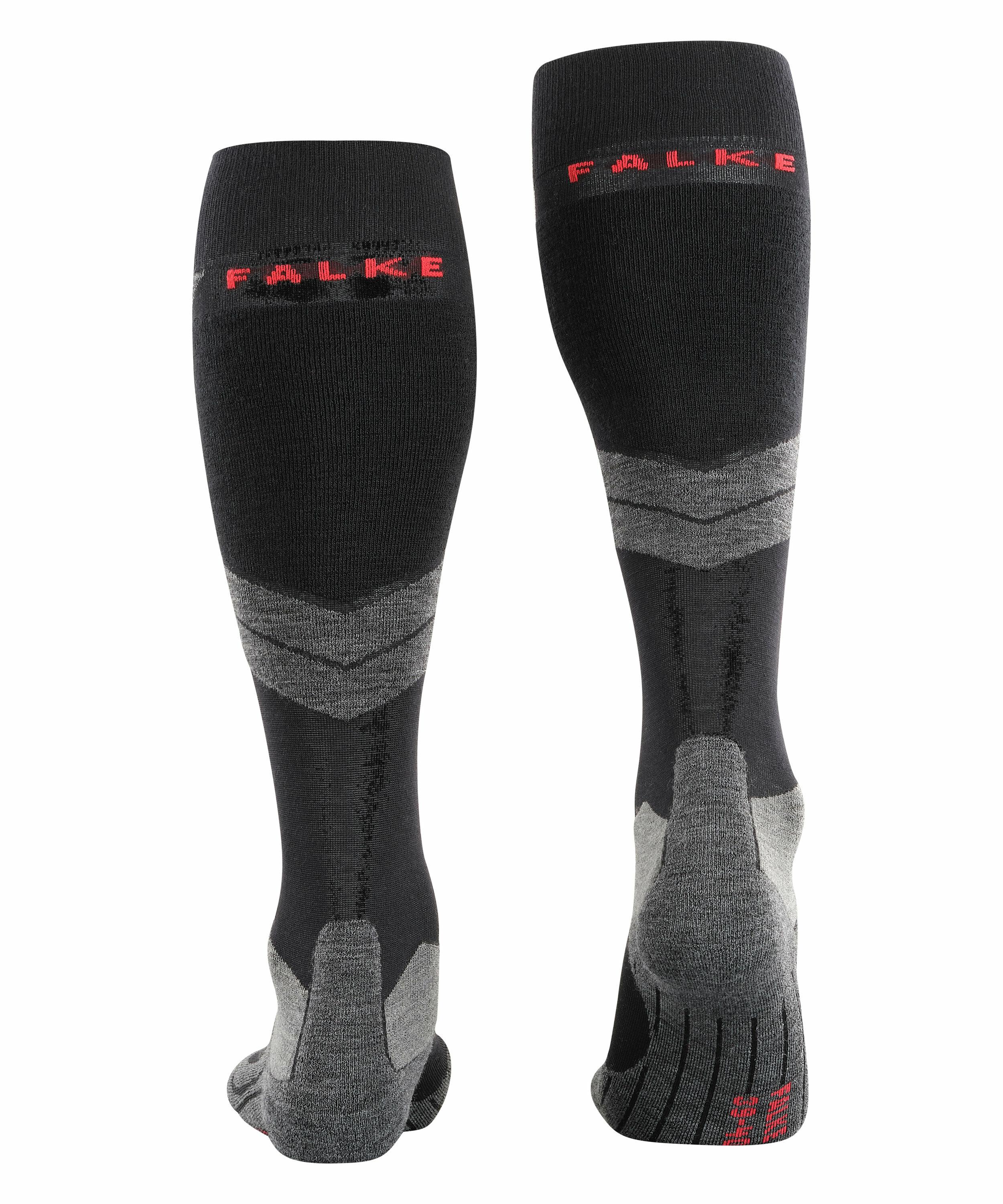 FALKE SK4 Wool Damen Skisocken, 41-42, Schwarz, Schurwolle, 16255-301004 günstig online kaufen