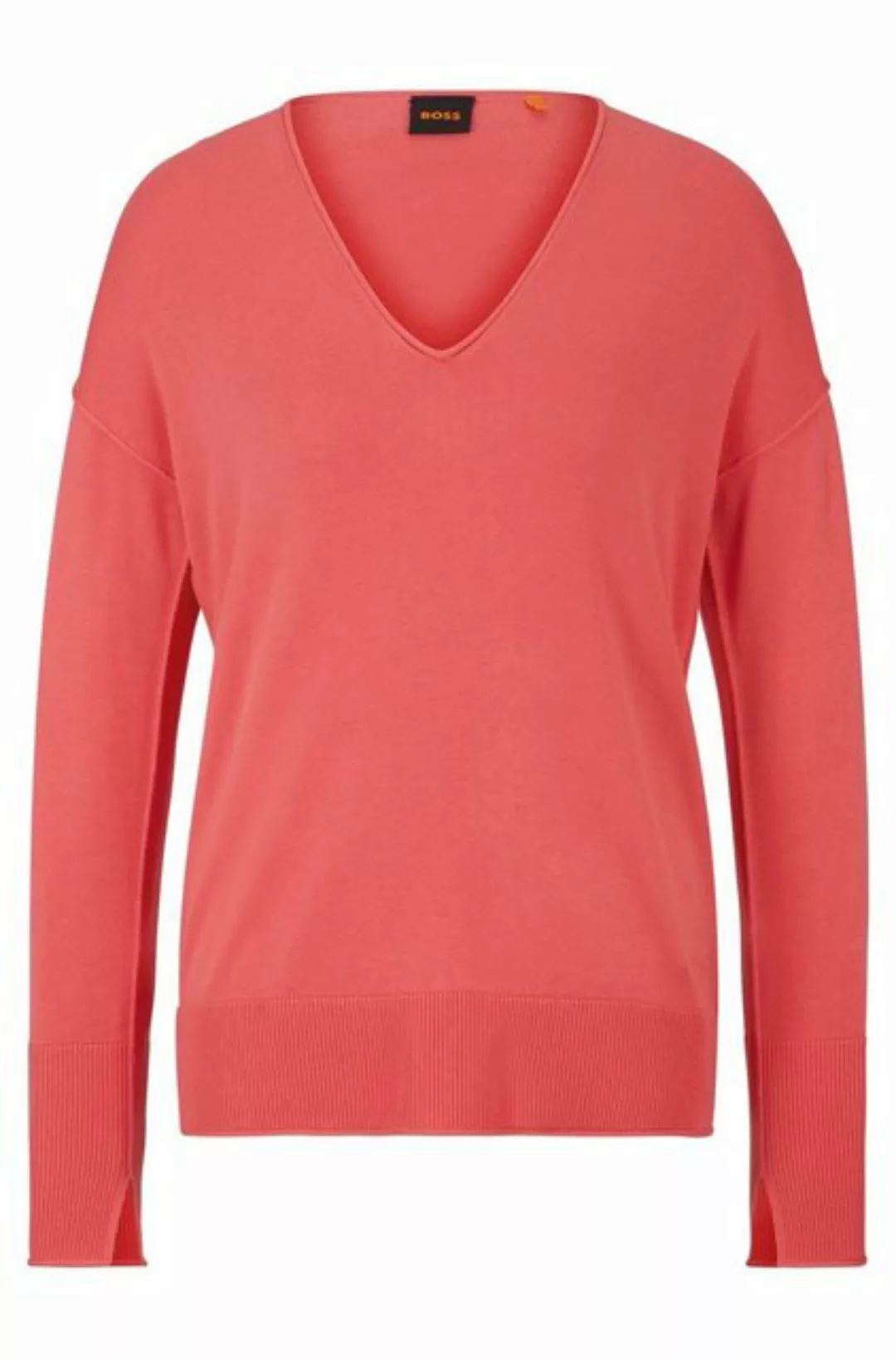 BOSS ORANGE Strickpullover C_Freno Premium Damenmode mit Ziernaht günstig online kaufen