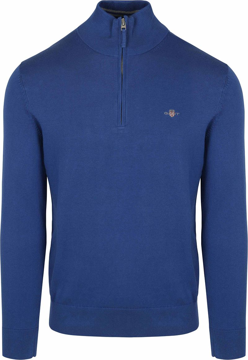 Gant Half Zip Pullover Mid Blau - Größe XXL günstig online kaufen