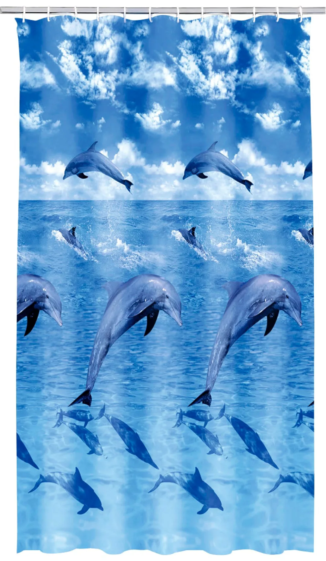 Kleine Wolke Duschvorhang "Delfin" günstig online kaufen