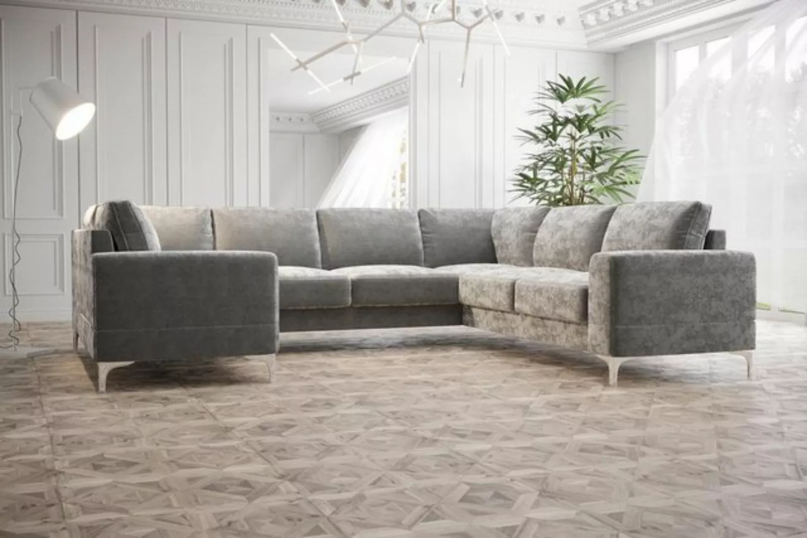 JVmoebel Ecksofa Wohnlandschaft Polsterecke Sofa Couch Sofas Neu, Made in E günstig online kaufen