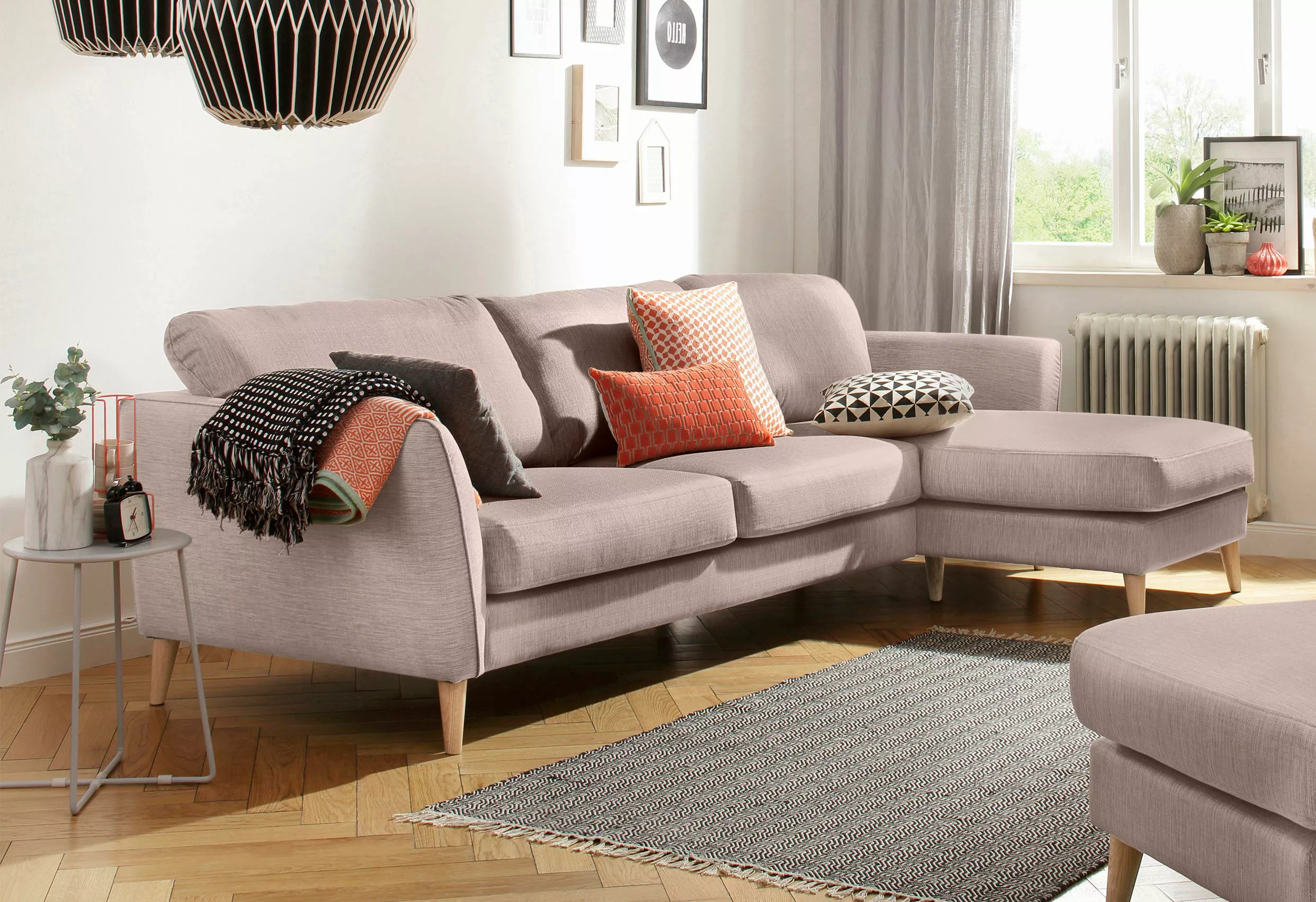 Home affaire Ecksofa MARSEILLE (279/152cm), Recamiere rechts/links wählbar, günstig online kaufen