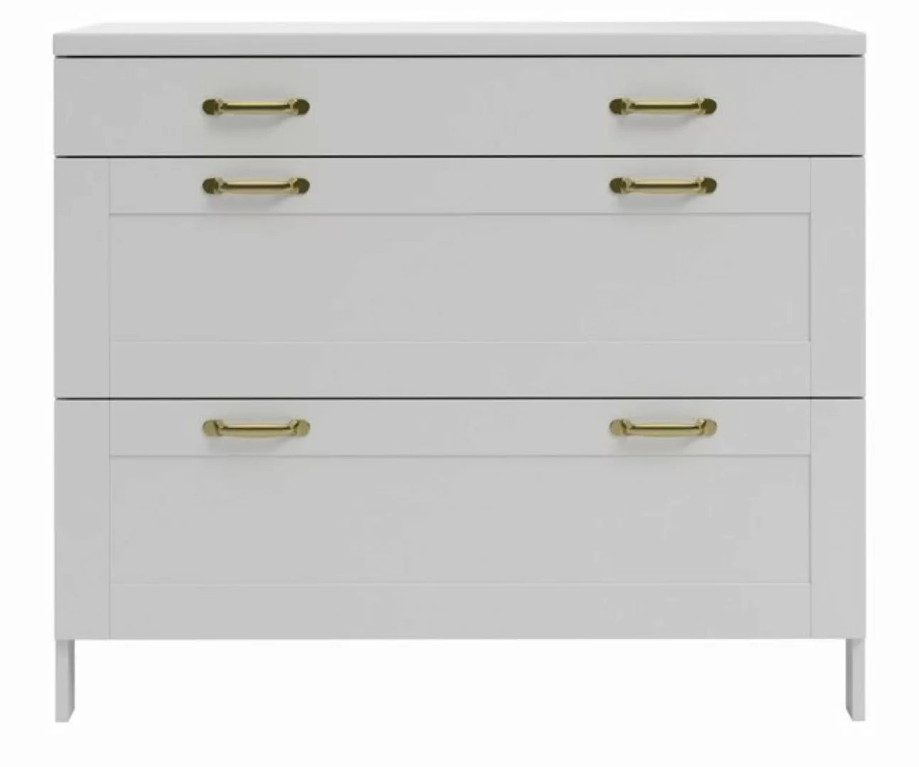 Home affaire Unterschrank Alba (1-St) Breite 100 cm, Kiefer massiv, 3 Schub günstig online kaufen