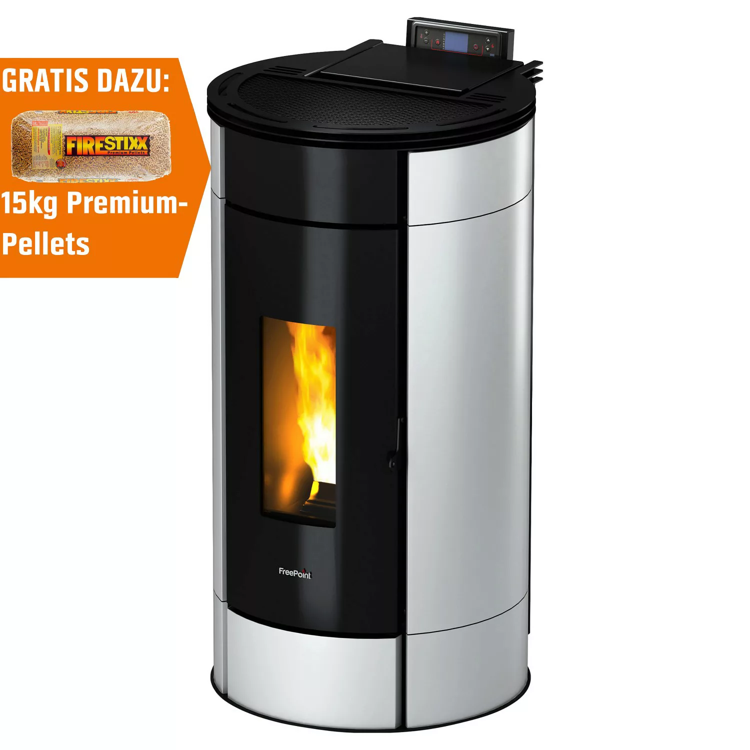 Freepoint Pelletofen »Globe airtight«, 352 W, 230 V günstig online kaufen