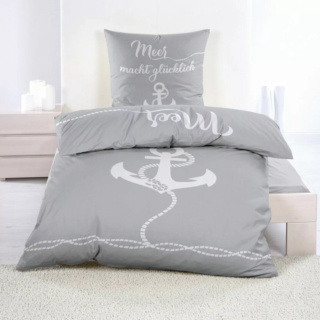 Casa Colori Bettwäsche Renforce Ganzjahres Bettgarnitur günstig online kaufen