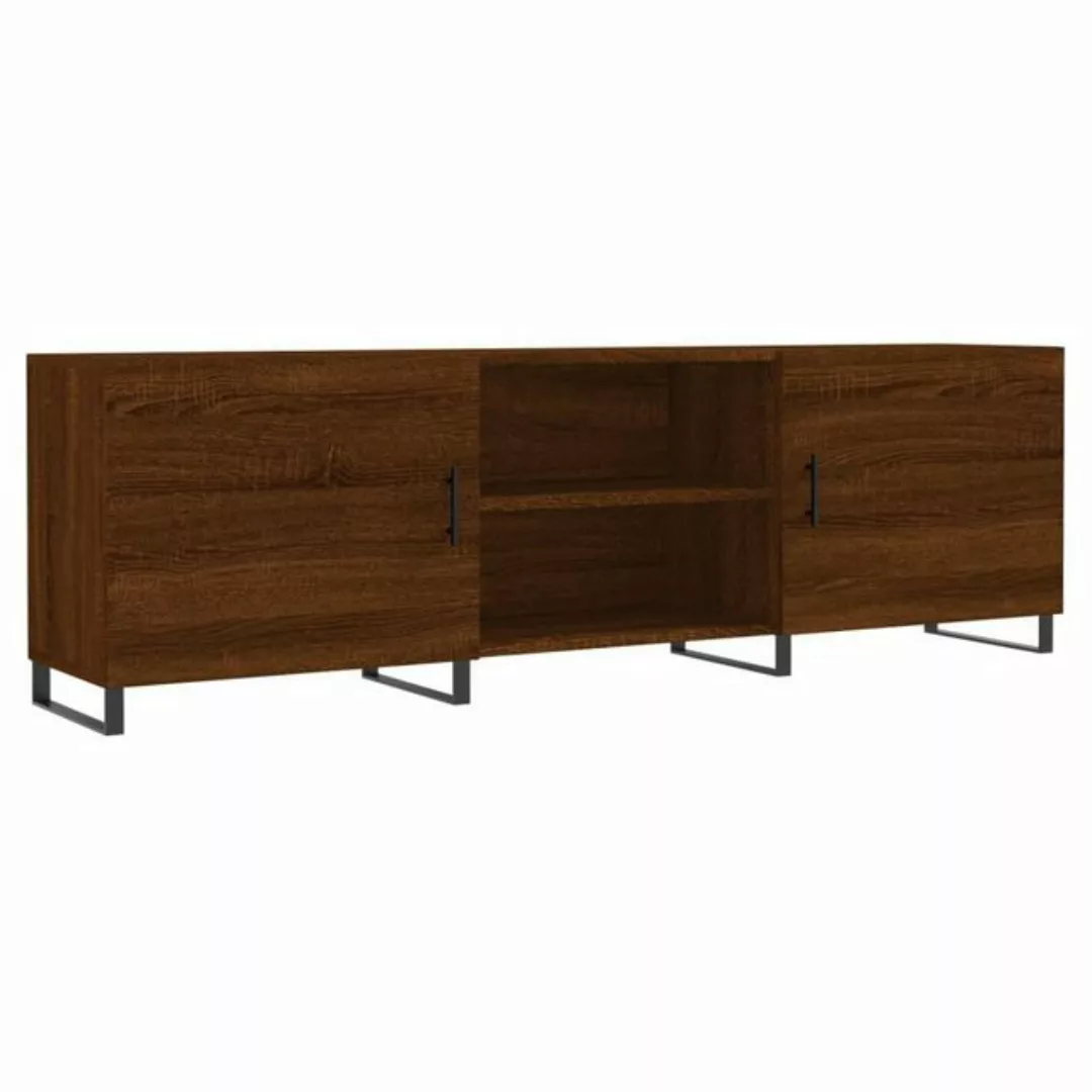 furnicato TV-Schrank Braun Eichen-Optik 150x30x50 cm Holzwerkstoff günstig online kaufen