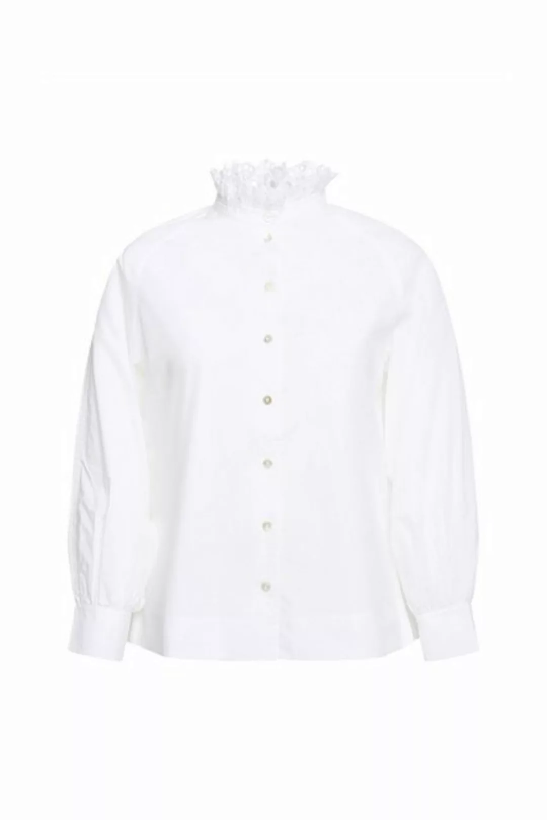 Rich & Royal Blusentop Blouse with embroidery organic, white günstig online kaufen