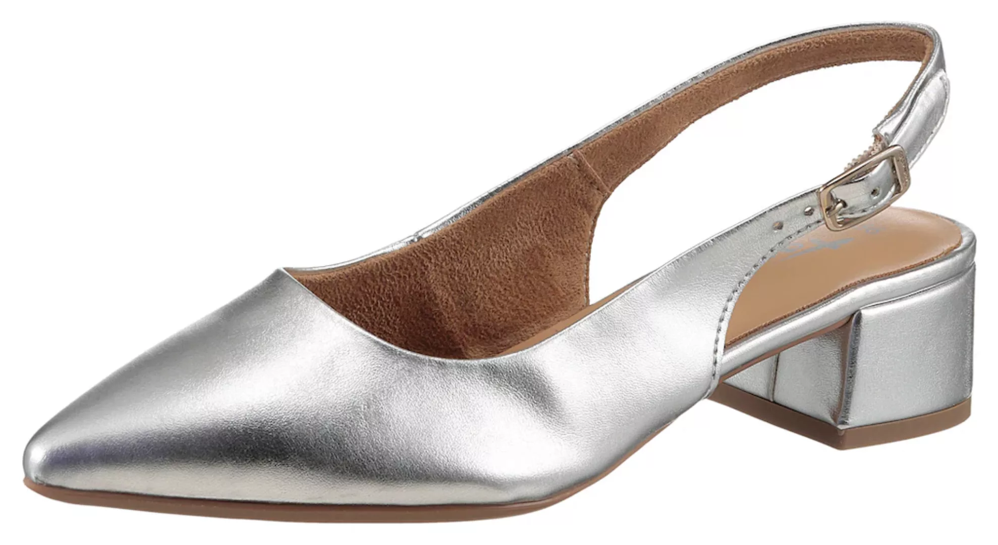 Tamaris Slingpumps, Blockabsatz, Abendschuh, Businessschuh mit verstellbare günstig online kaufen