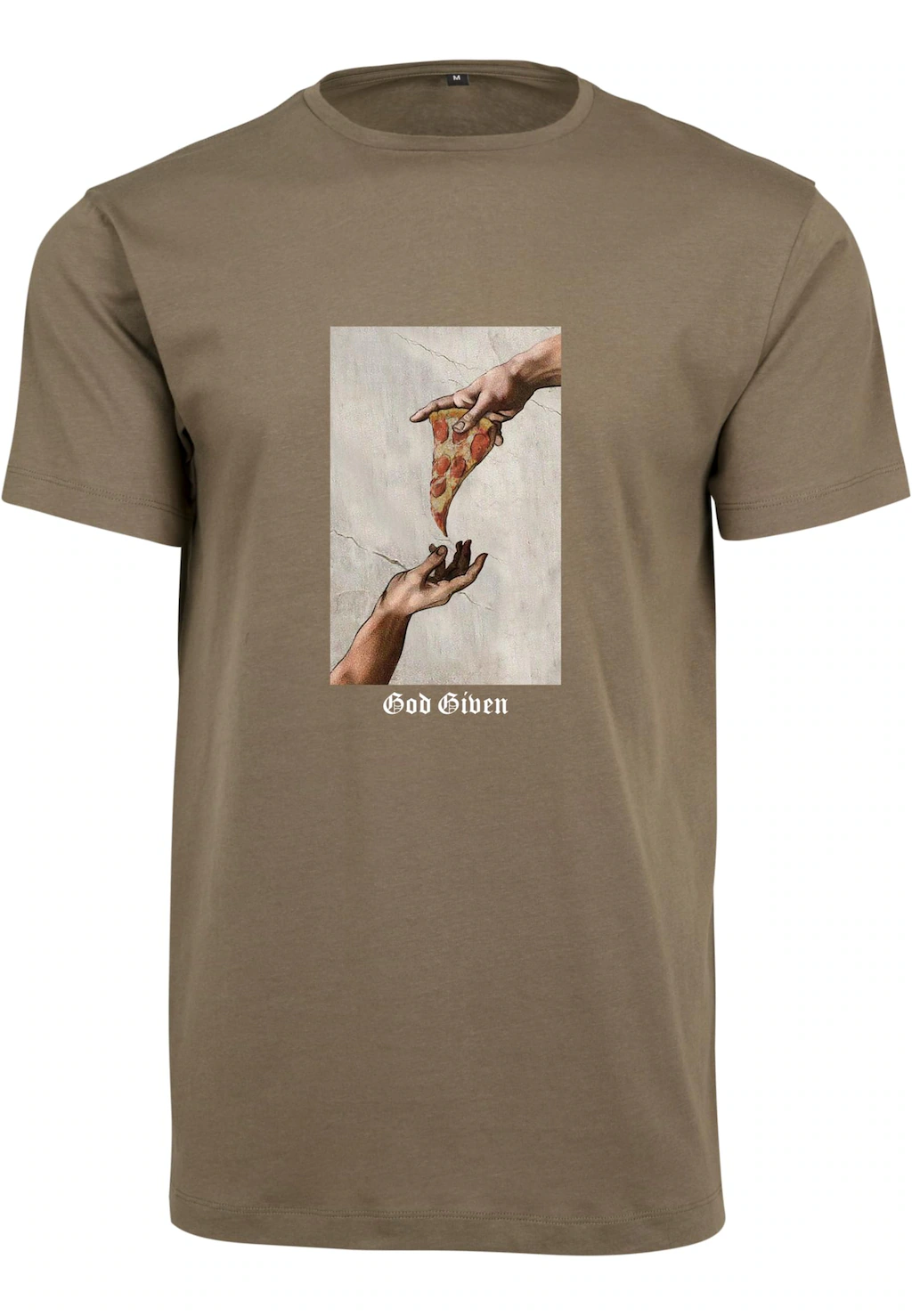 MisterTee T-Shirt "MisterTee Herren God Given Pizza Tee" günstig online kaufen