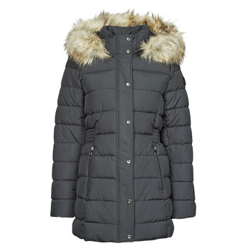 ONLY Langer Steppjacke Damen Grau günstig online kaufen