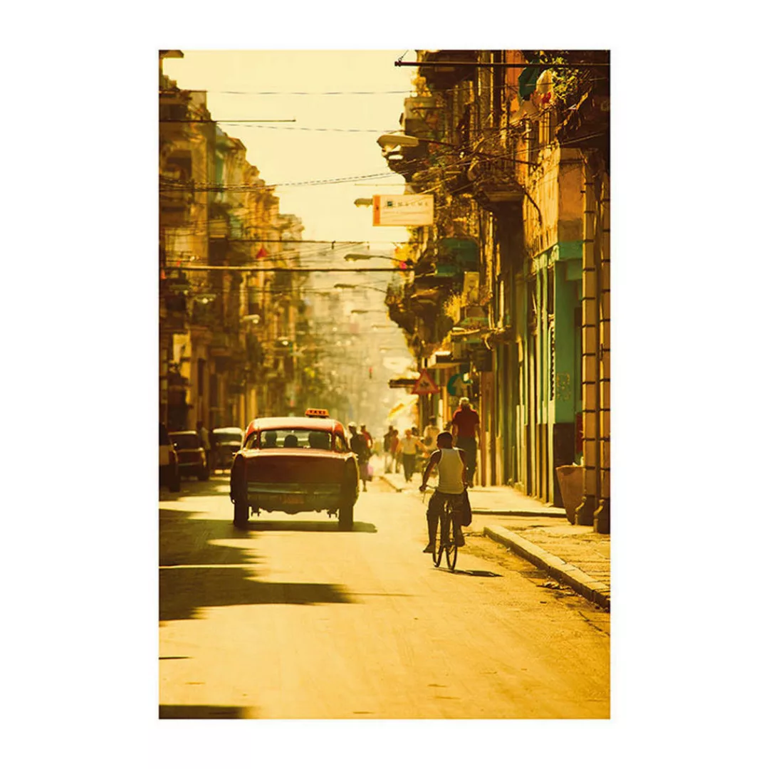 KOMAR Wandbild - Cuba Streets - Größe: 50 x 70 cm mehrfarbig Gr. one size günstig online kaufen