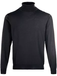 Rollkragen-Pullover Peter Hahn grau günstig online kaufen