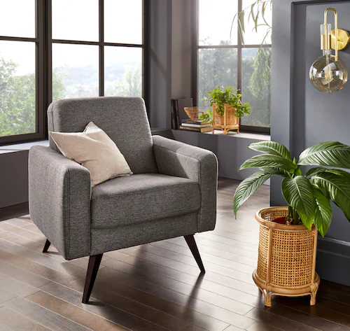 exxpo - sofa fashion Sessel "Samso, Loungesessel mit tollem Sitzkomfort", K günstig online kaufen