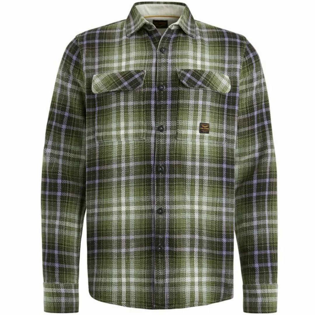 PME LEGEND Langarmshirt Long Sleeve Shirt Heavy Twill Chec günstig online kaufen