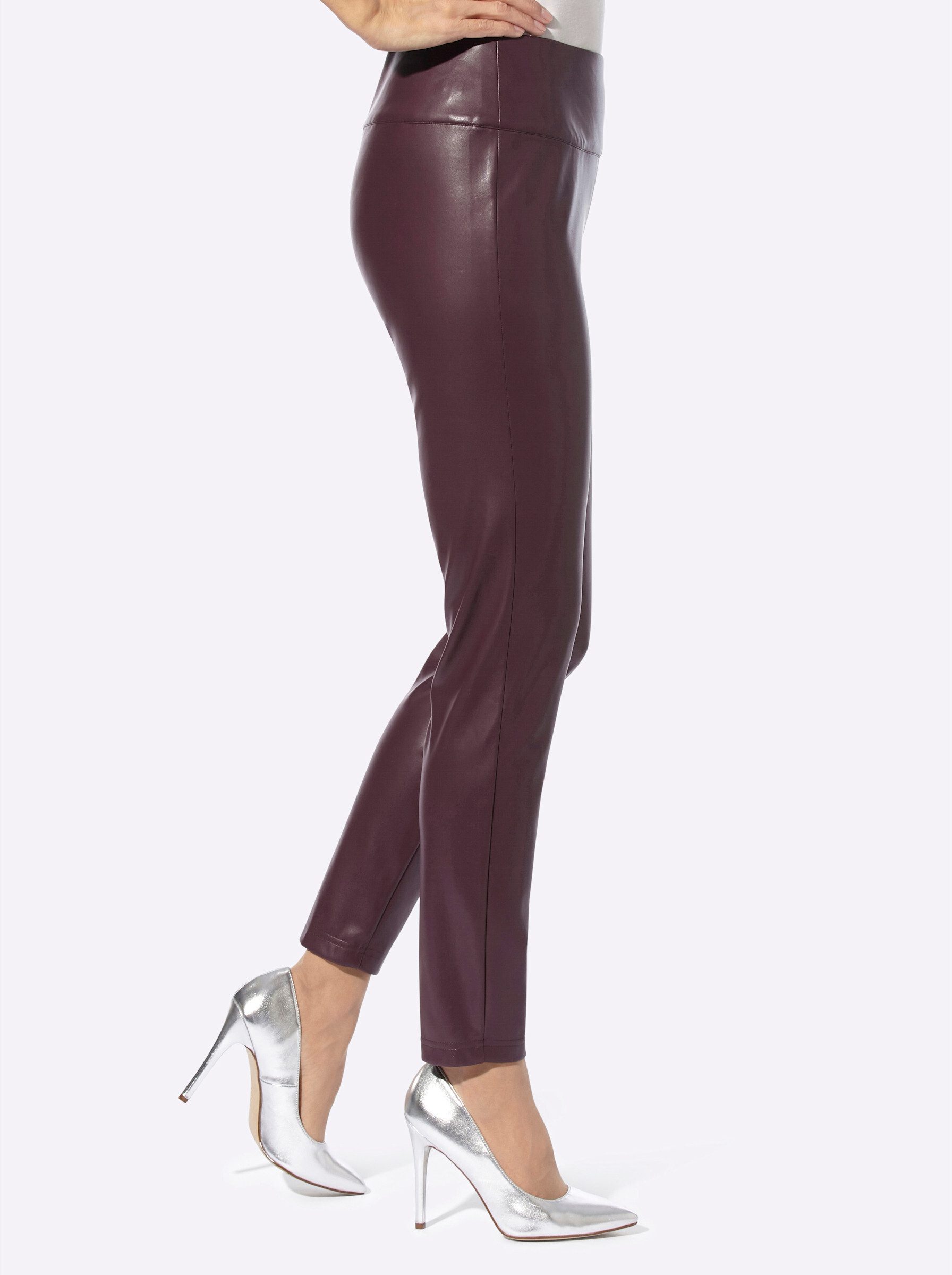 Witt Jerseyhose Leder-Leggings Innenbeinlänge ca. 71 günstig online kaufen