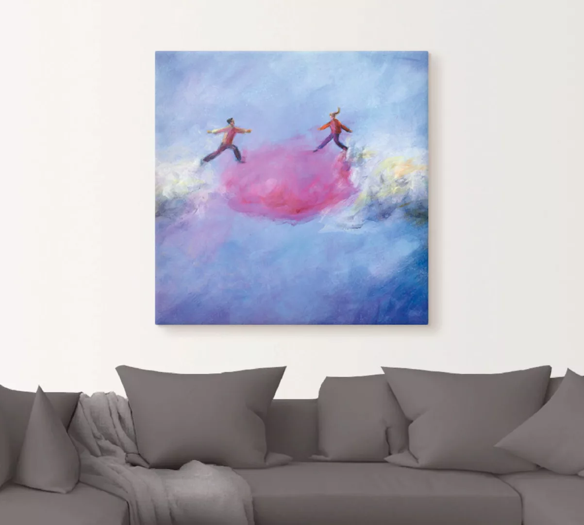 Artland Leinwandbild "Rosarote Wolke 2", Paar, (1 St.) günstig online kaufen