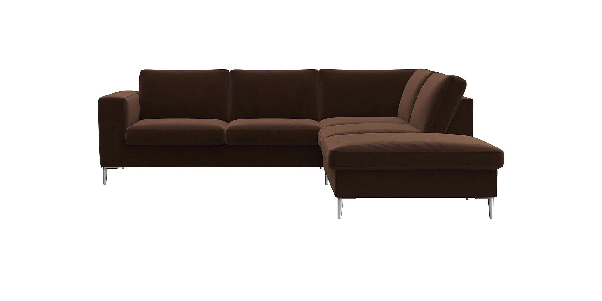 FLEXLUX Ecksofa "Fiore, super Sitzkomfort durch Kaltschaum im Sitz, L-Form" günstig online kaufen