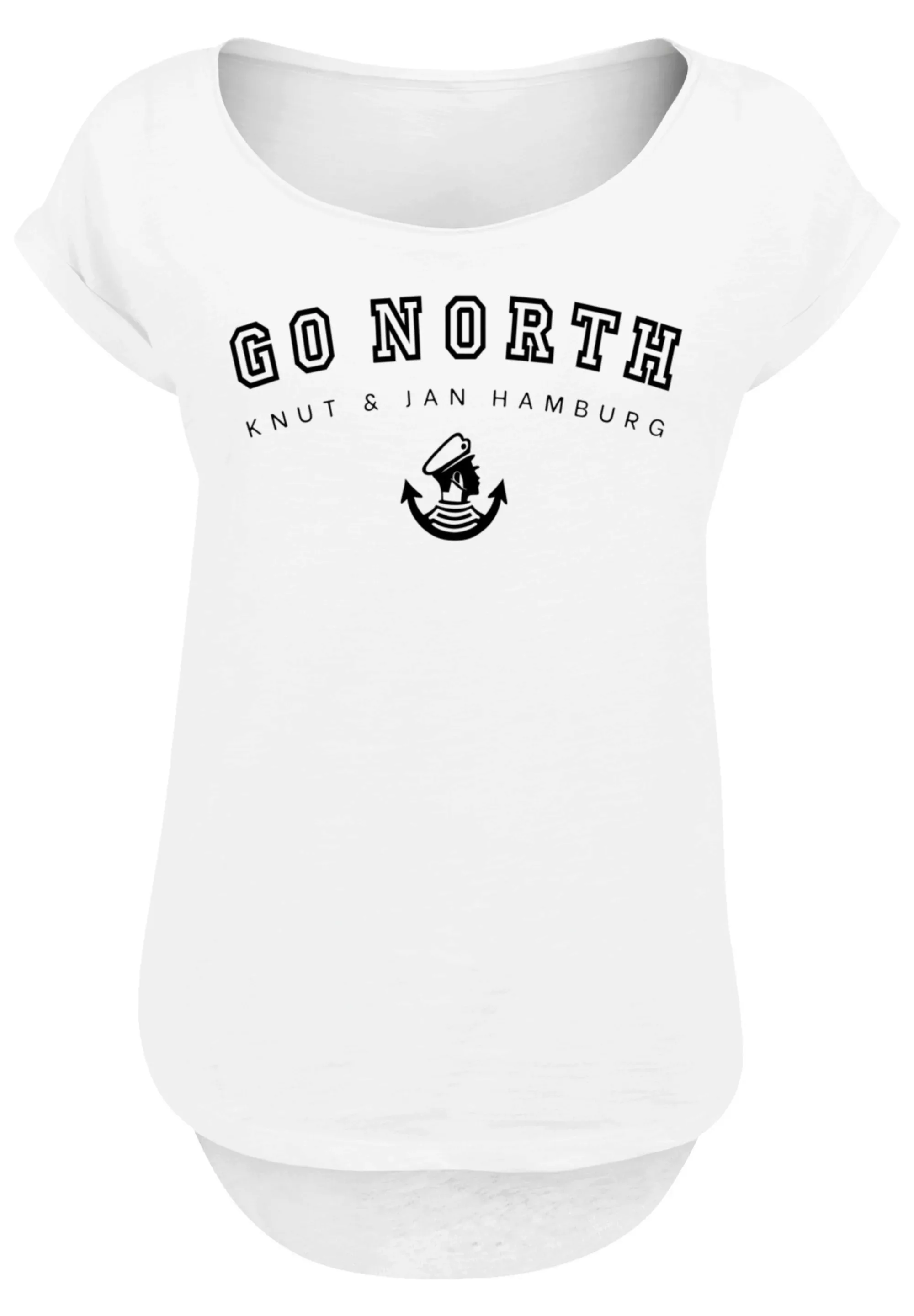 F4NT4STIC T-Shirt "PLUS SIZE Go North", Print günstig online kaufen