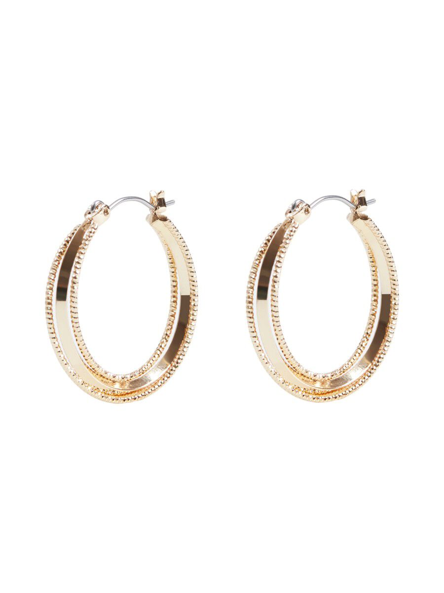 VILA Creolen- Ohrringe Damen Gold günstig online kaufen