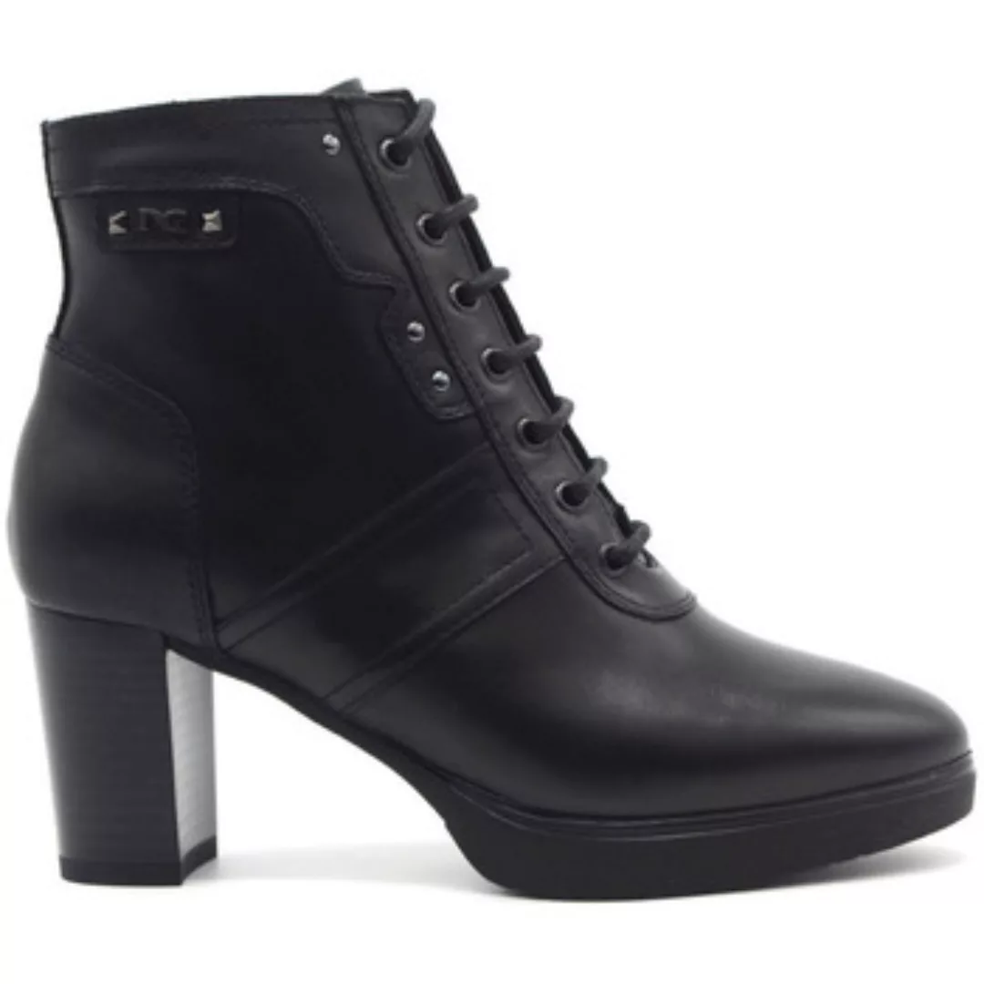 NeroGiardini  Ankle Boots tronchetto stringato in pelle günstig online kaufen