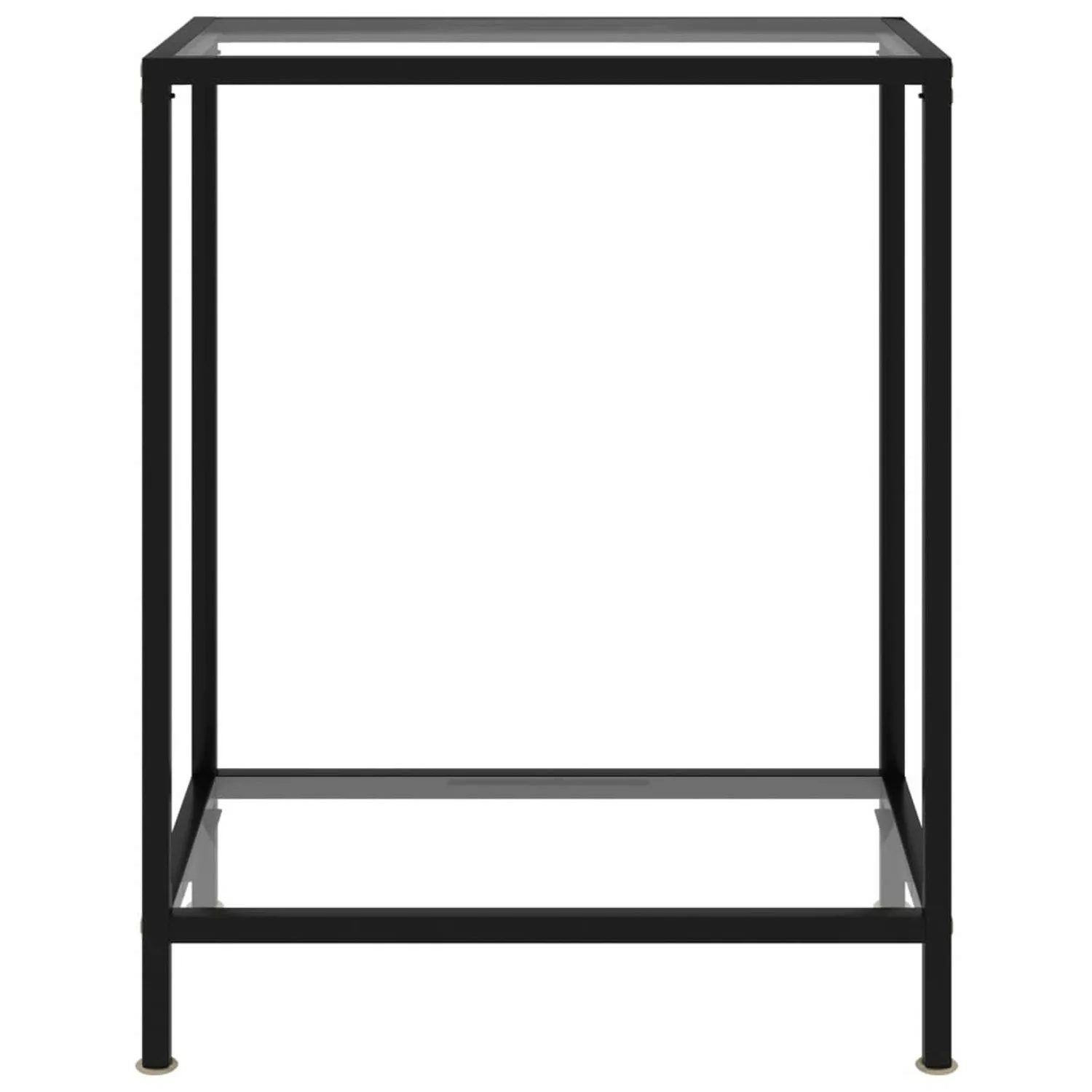 vidaXL Konsolentisch Transparent 60x35x75 cm Hartglas günstig online kaufen