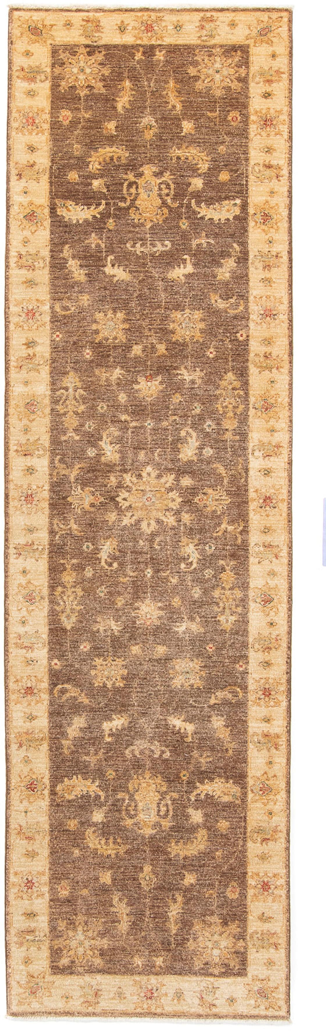 morgenland Orientteppich »Ziegler - 295 x 82 cm - braun«, rechteckig, Wohnz günstig online kaufen