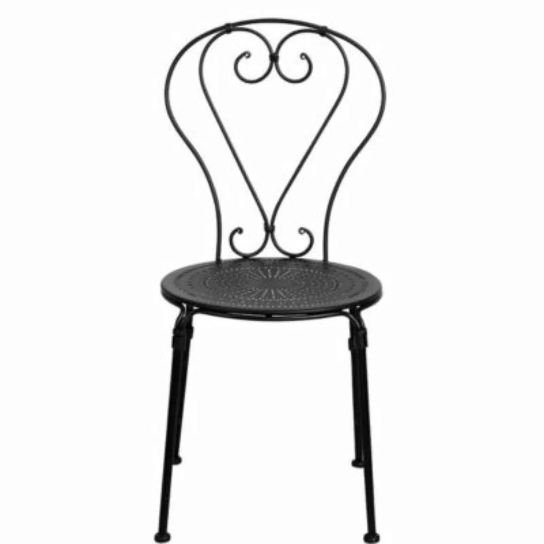 BUTLERS CENTURY Stuhl Gartenstühle schwarz günstig online kaufen