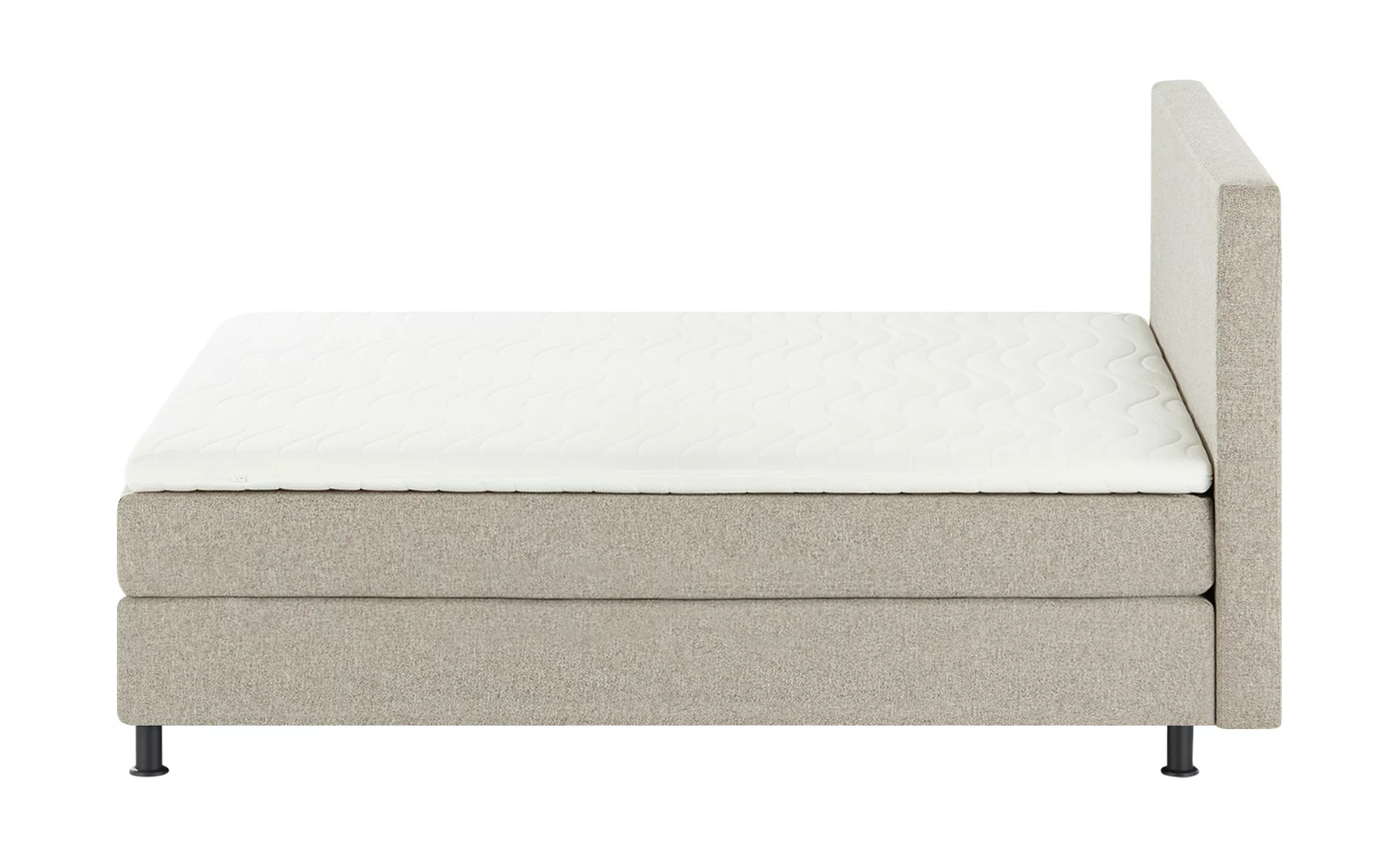 Wohnwert Boxspringbett  Dormian Boro ¦ grau ¦ Maße (cm): B: 140 H: 112 Bett günstig online kaufen