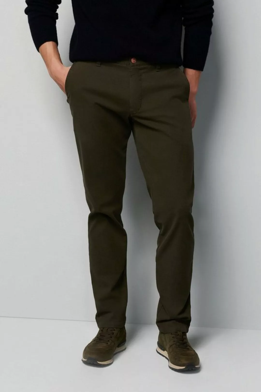 MEYER Chinohose M5 Chino im unifarbenem Design günstig online kaufen