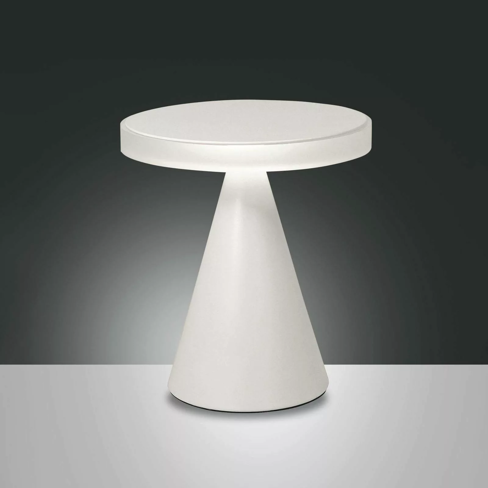 LED-Tischleuchte Neutra, Höhe 27 cm, weiß, Touchdimmer günstig online kaufen