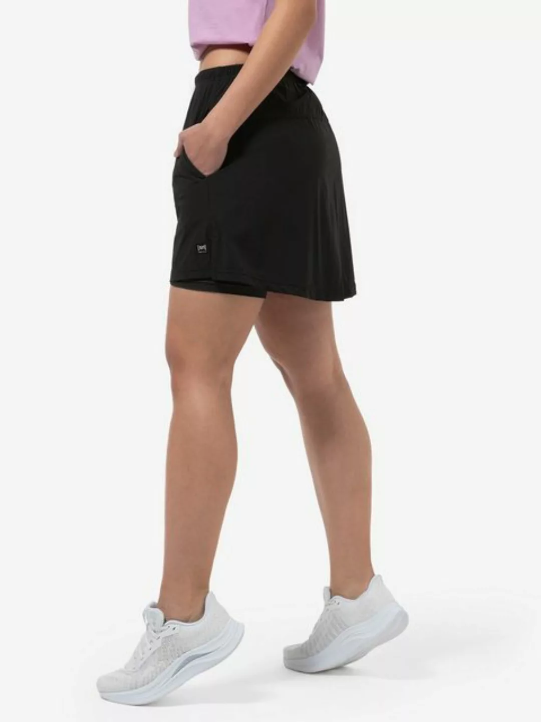 SUPER.NATURAL Sweatrock kurz, atmungsaktiv, Merino Sport HIKING SKIRT outdo günstig online kaufen