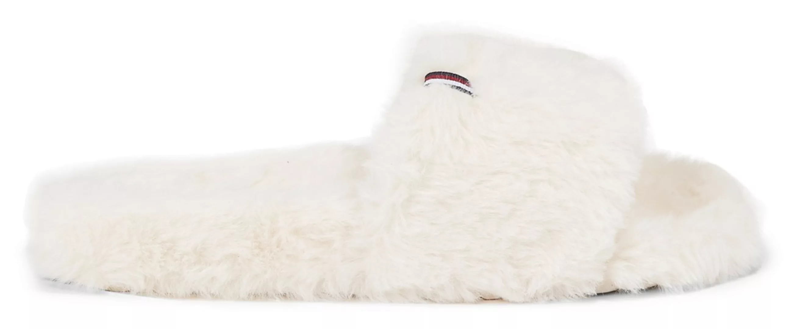 Tommy Hilfiger Plüsch Hausschuhe "FUR HOME SLIPPER SLIDE", zum Wohlfühlen günstig online kaufen