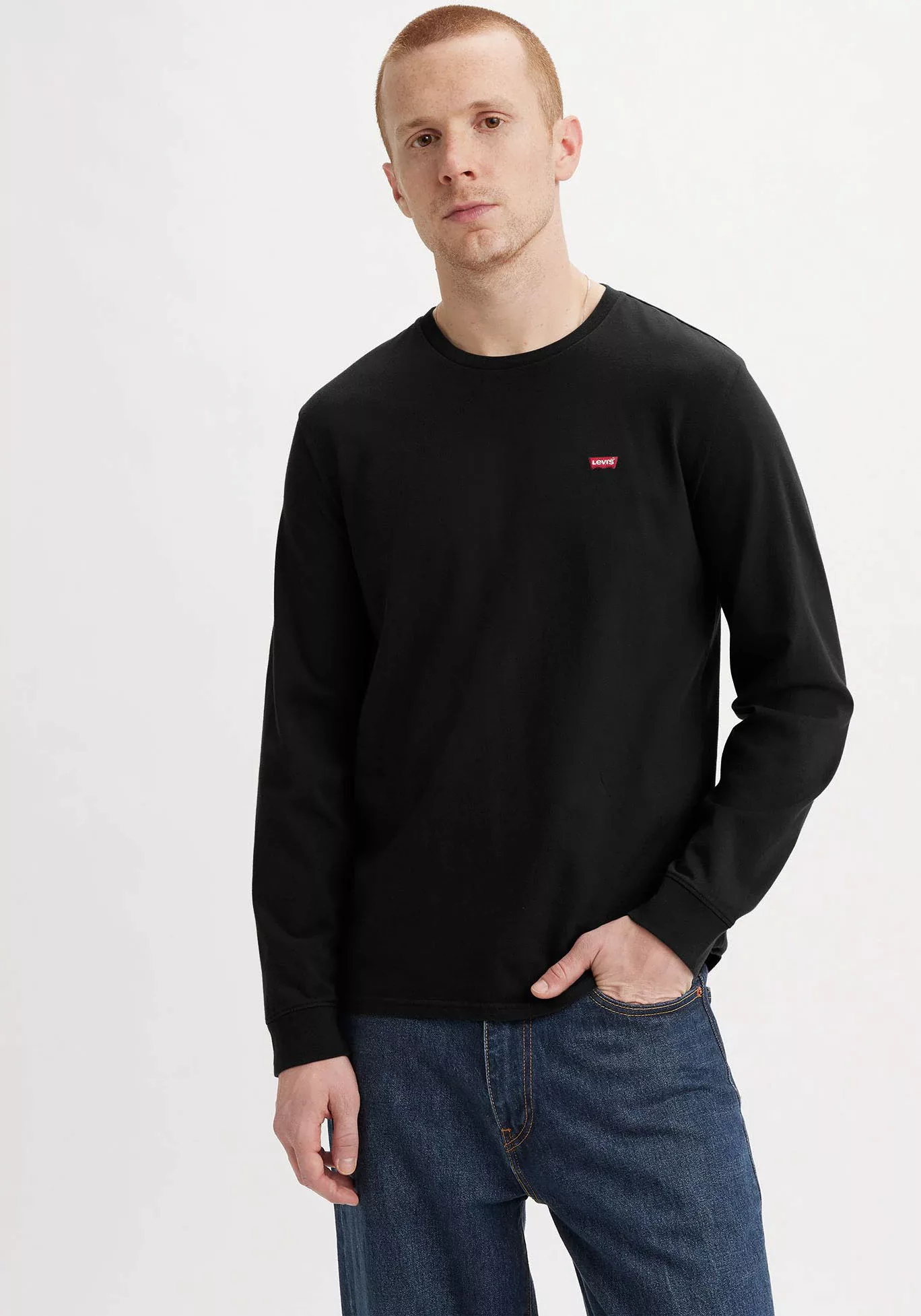 Levis Langarmshirt, mit Logo-Applikation günstig online kaufen