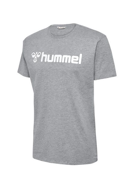 hummel T-Shirt T-Shirt Regular Fit Stretch Rundhalsausschnitt Logo 7928 in günstig online kaufen