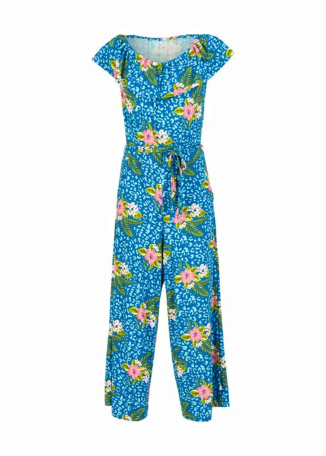 Blutsgeschwister Jumpsuit Hula Moo Moo - tropocal hibiscus leo günstig online kaufen