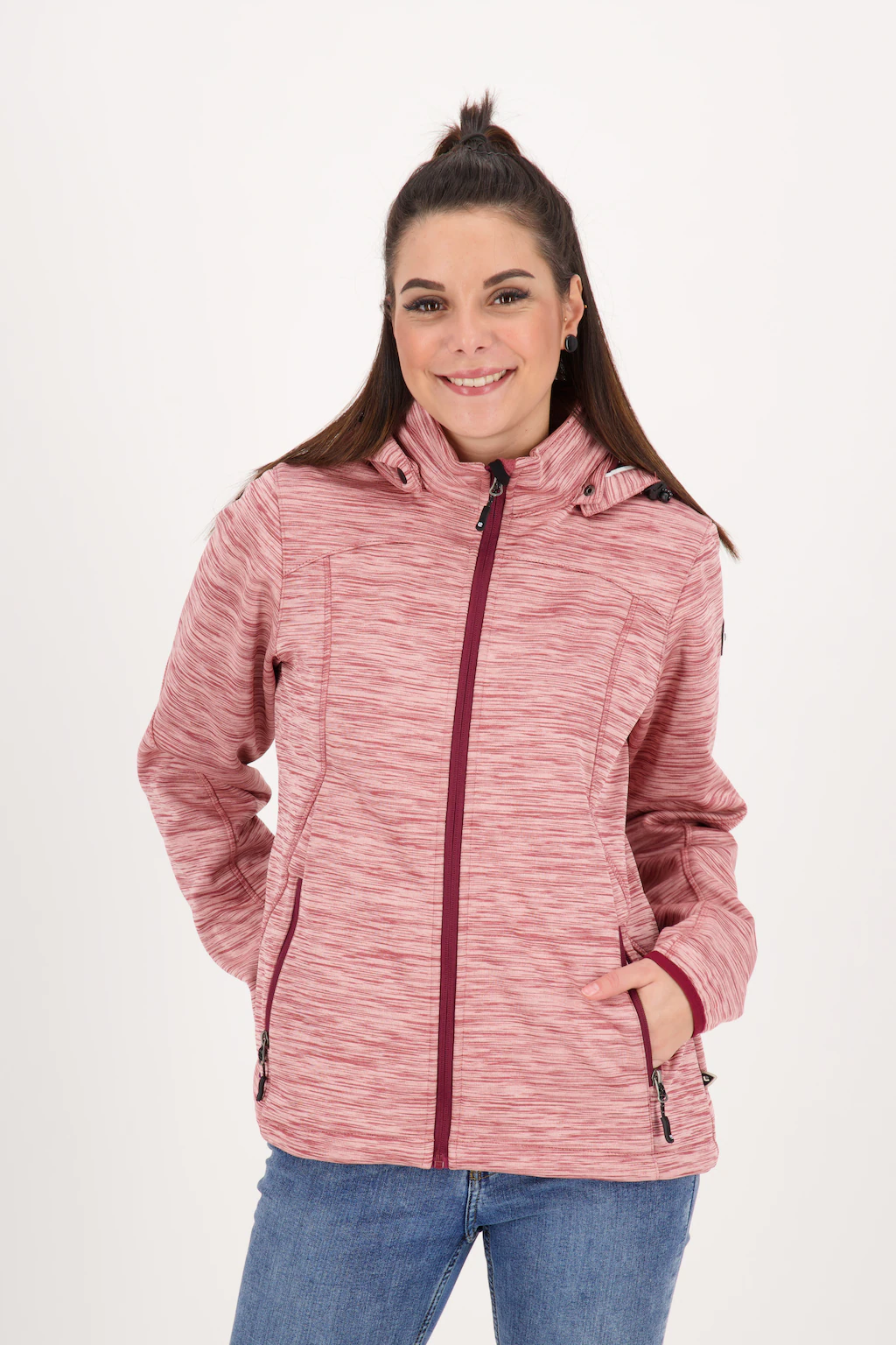 DEPROC Active Softshelljacke "SISTERS PEAK II", mit abnehmbarer Kapuze günstig online kaufen