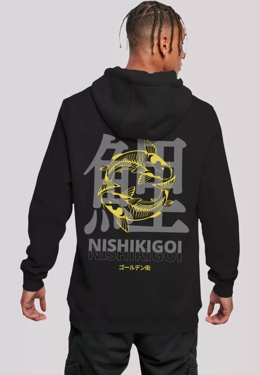 F4NT4STIC Kapuzenpullover "Koi Golden Gai", Print günstig online kaufen